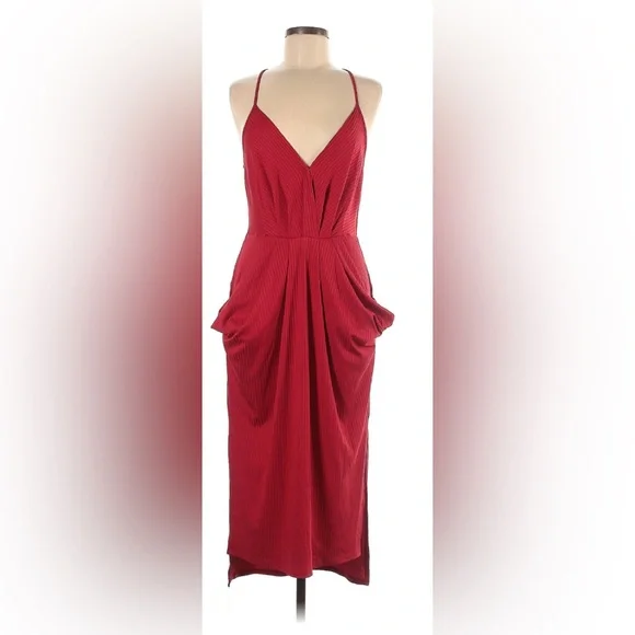 BCBG sz small deep red - Picture 1 of 4